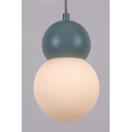 Rabalux - Kattokruunu johdossa 1xG9/38W/230V sininen