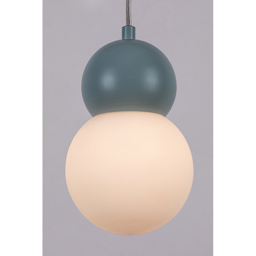 Rabalux - Kattokruunu johdossa 1xG9/38W/230V sininen