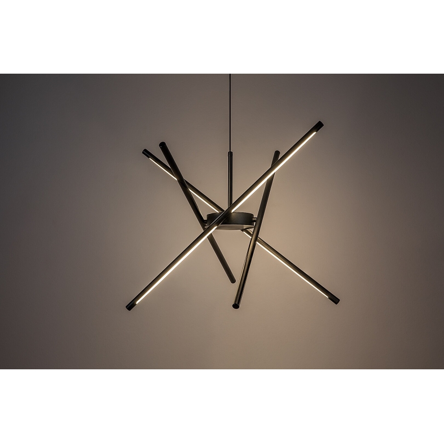 Rabalux - LED-kattokruunu johdossa LED/40W/230V 3000K musta