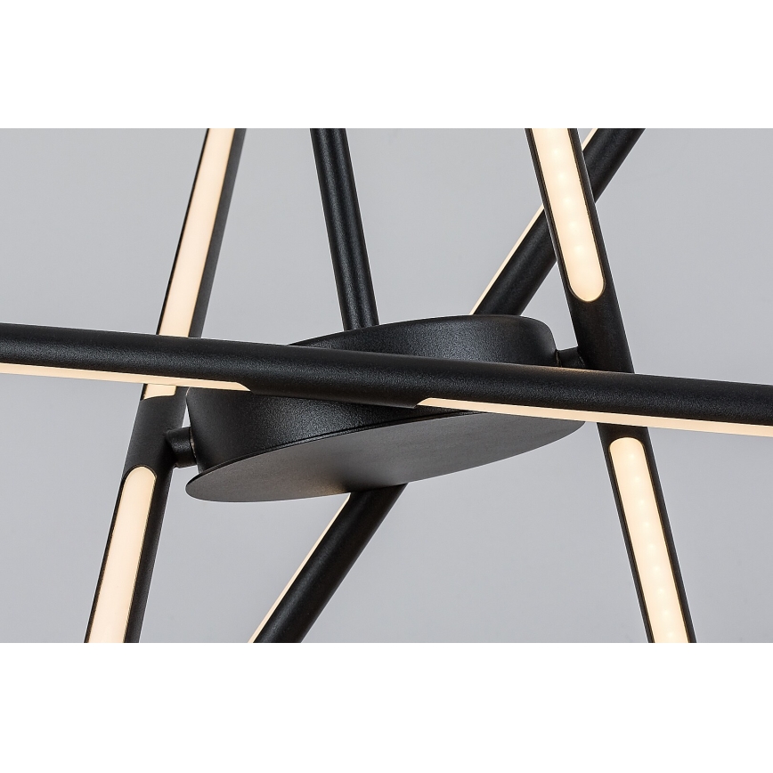 Rabalux - LED-kattokruunu johdossa LED/40W/230V 3000K musta