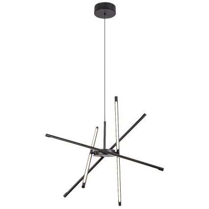 Rabalux - LED-kattokruunu johdossa LED/40W/230V 3000K musta