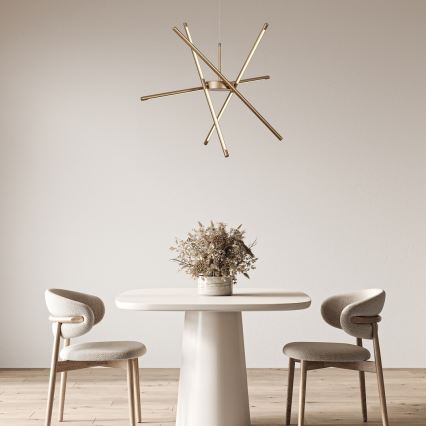 Rabalux - LED-kattokruunu johdossa LED/40W/230V 3000K kulta