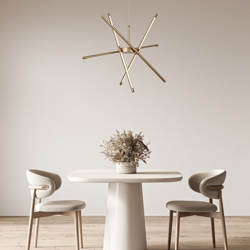 Rabalux - LED-kattokruunu johdossa LED/40W/230V 3000K kulta