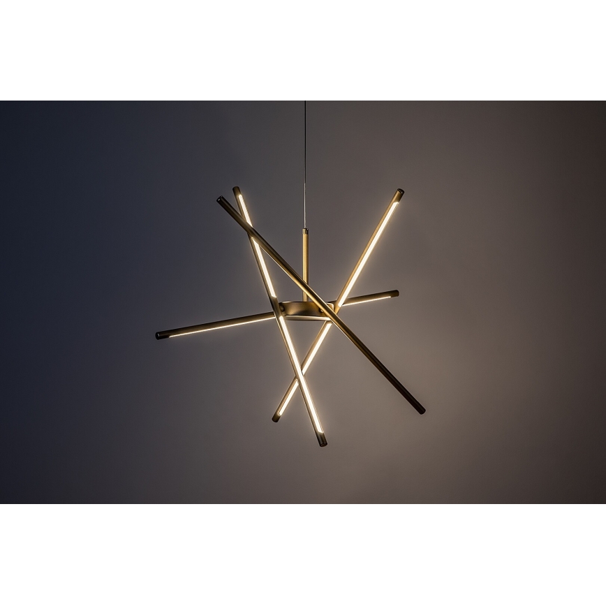 Rabalux - LED-kattokruunu johdossa LED/40W/230V 3000K kulta