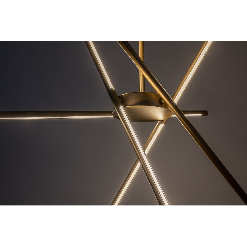 Rabalux - LED-kattokruunu johdossa LED/40W/230V 3000K kulta