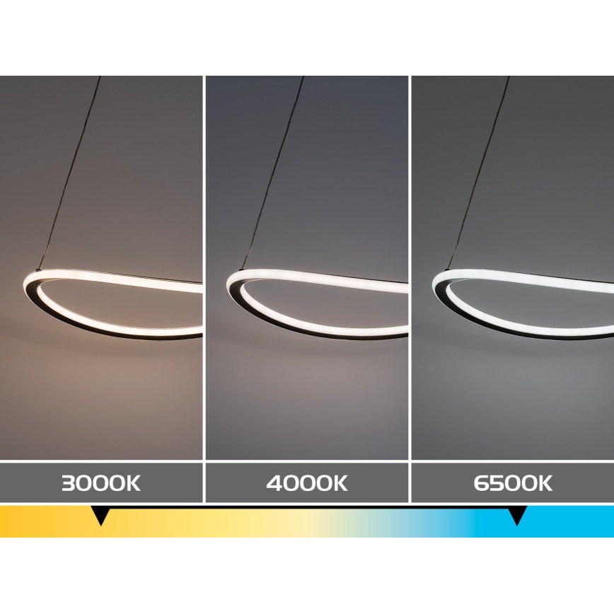Rabalux - LED-himennettävä riippuvalaisin kaapelilla LED/45W/230V 3000-6500K + kaukosäädin