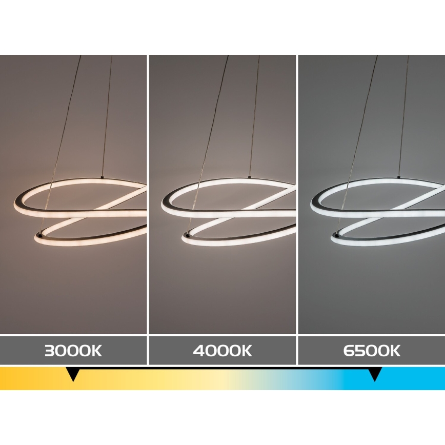 Rabalux - Himennettävä LED-riippuvalaisin kaapelilla LED/75W/230V 3000-6500K + kaukosäädin