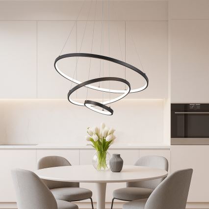 Rabalux - LED Himmennettävä riippuvalaisin kaapelilla LED/90W/230V 3000-6500K + kaukosäädin