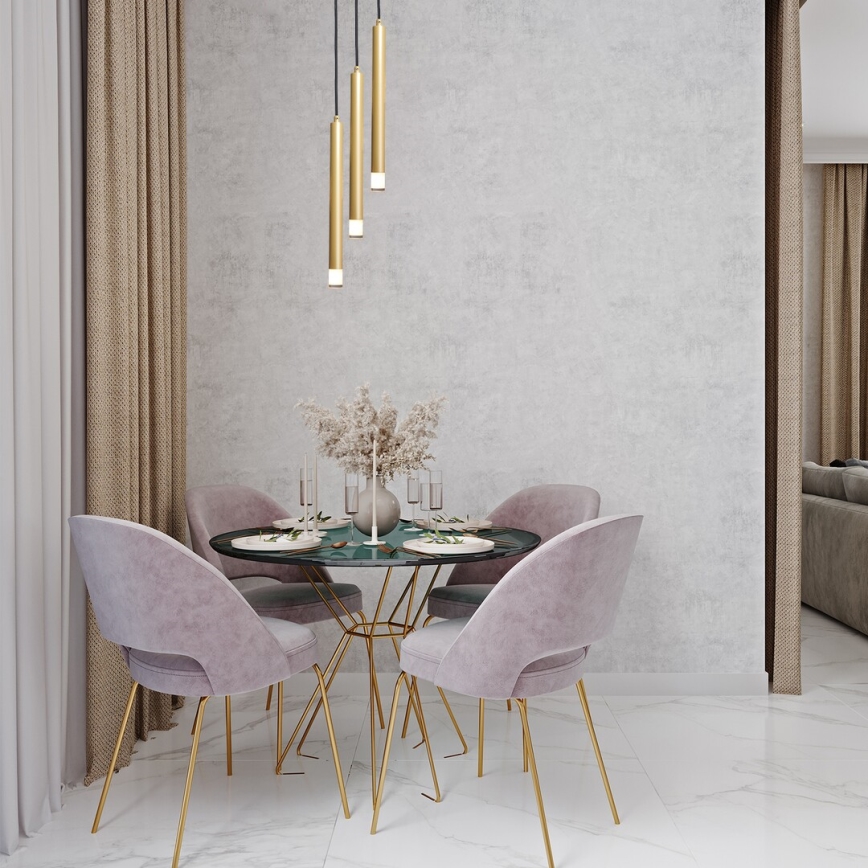 Rabalux - Kattokruunu johdossa 3xG9/5W/230V kulta