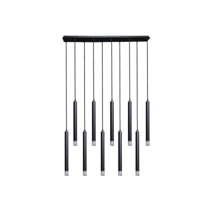 Rabalux - Kattokruunu johdossa 10xG9/5W/230V musta