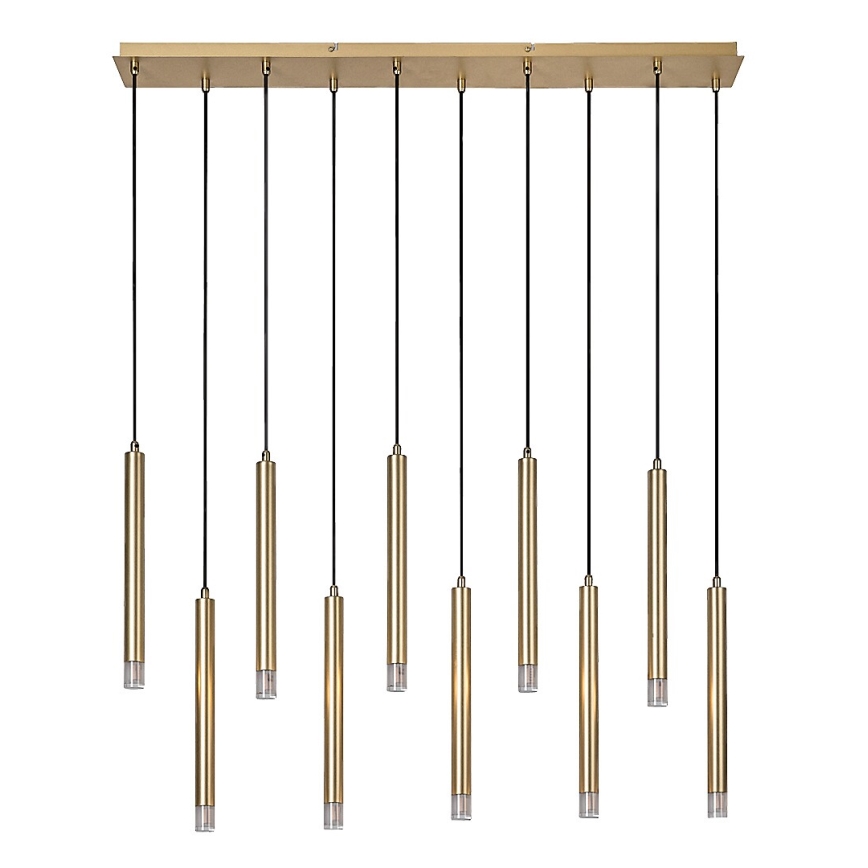 Rabalux - Kattokruunu johdossa 10xG9/5W/230V kulta