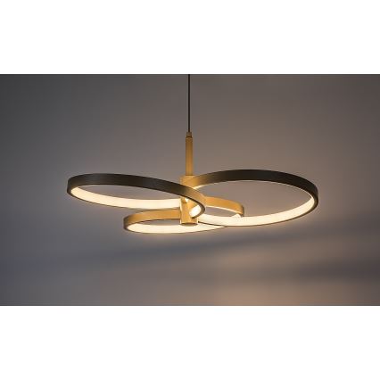 Rabalux - LED himmennettävä riippuvalaisin vaijerilla LED/50W/230V 3000-6500K + kaukosäädin