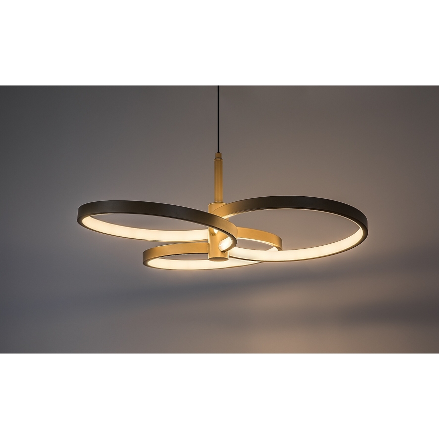 Rabalux - LED himmennettävä riippuvalaisin vaijerilla LED/50W/230V 3000-6500K + kaukosäädin