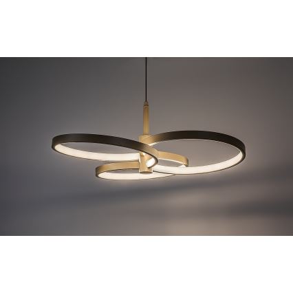 Rabalux - LED himmennettävä riippuvalaisin vaijerilla LED/50W/230V 3000-6500K + kaukosäädin