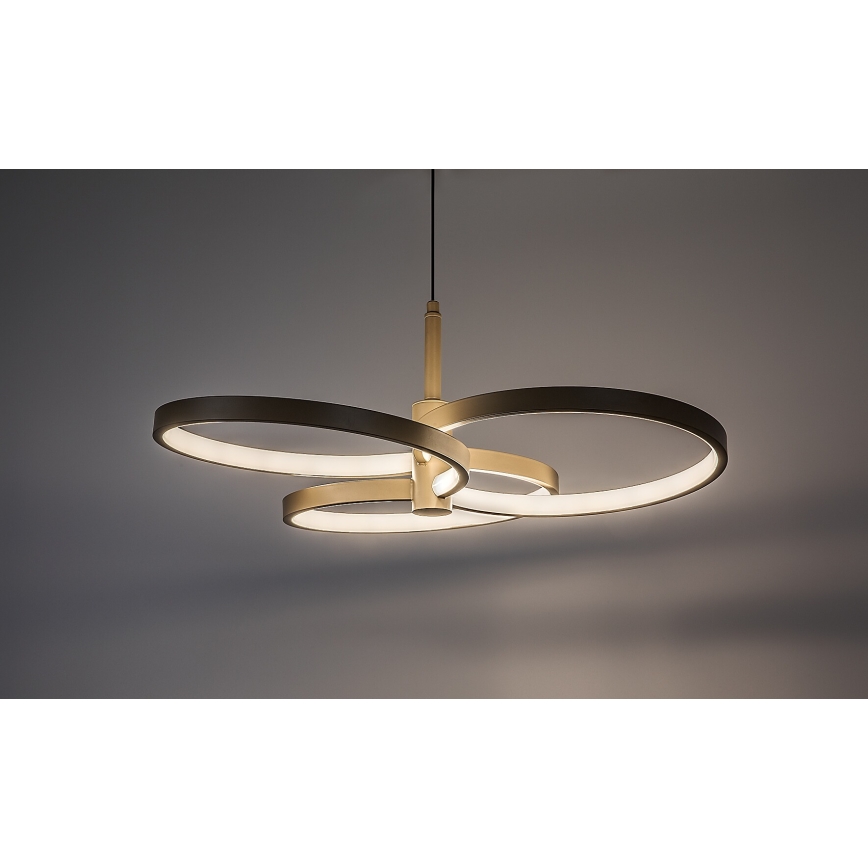 Rabalux - LED himmennettävä riippuvalaisin vaijerilla LED/50W/230V 3000-6500K + kaukosäädin