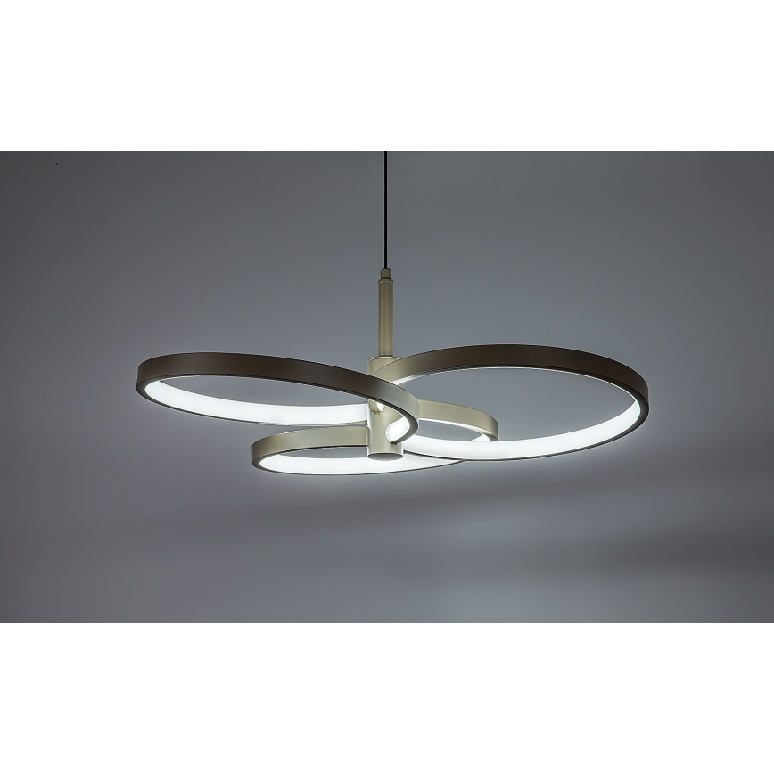 Rabalux - LED himmennettävä riippuvalaisin vaijerilla LED/50W/230V 3000-6500K + kaukosäädin