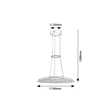 Rabalux - LED-riippuvalaisin vaijerilla LED/24W/230V 3000K