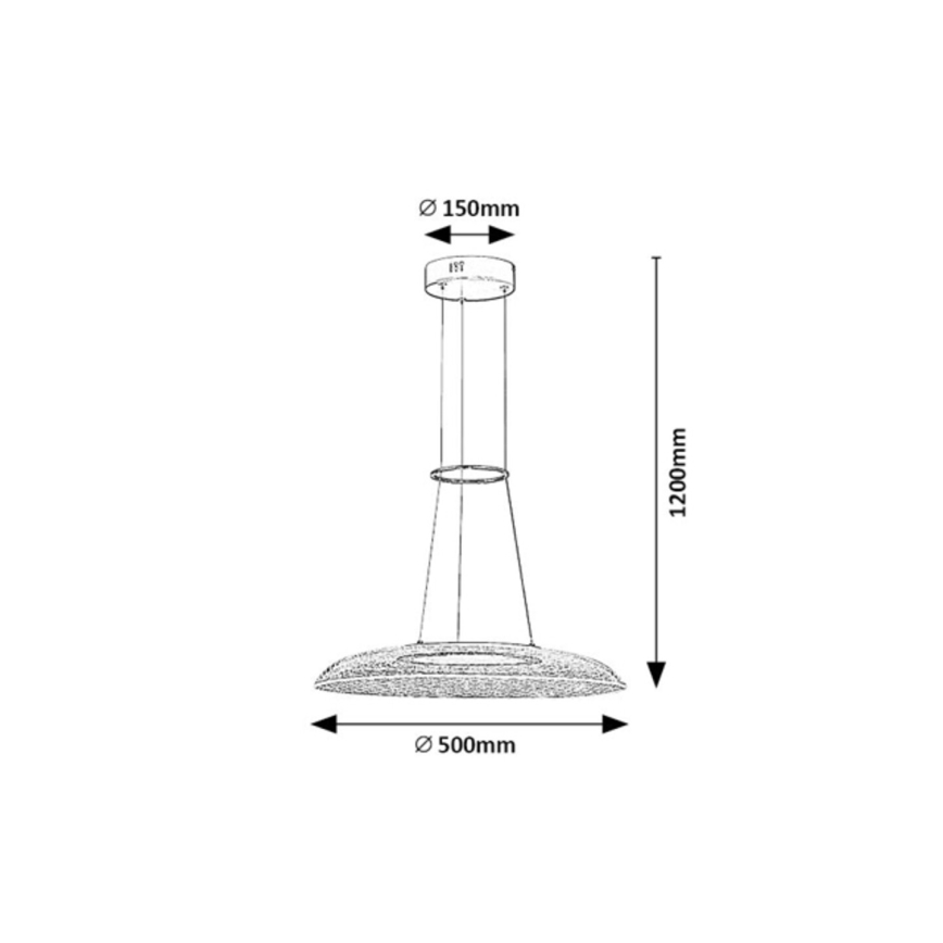 Rabalux - LED-riippuvalaisin vaijerilla LED/24W/230V 3000K