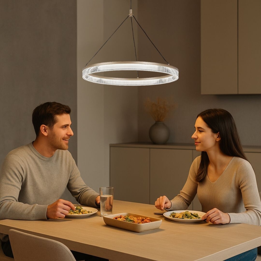 Rabalux - himmennettävä LED-riippuvalaisin kaapelilla LED/24W/230V 3000-6500K + kaukosäädin