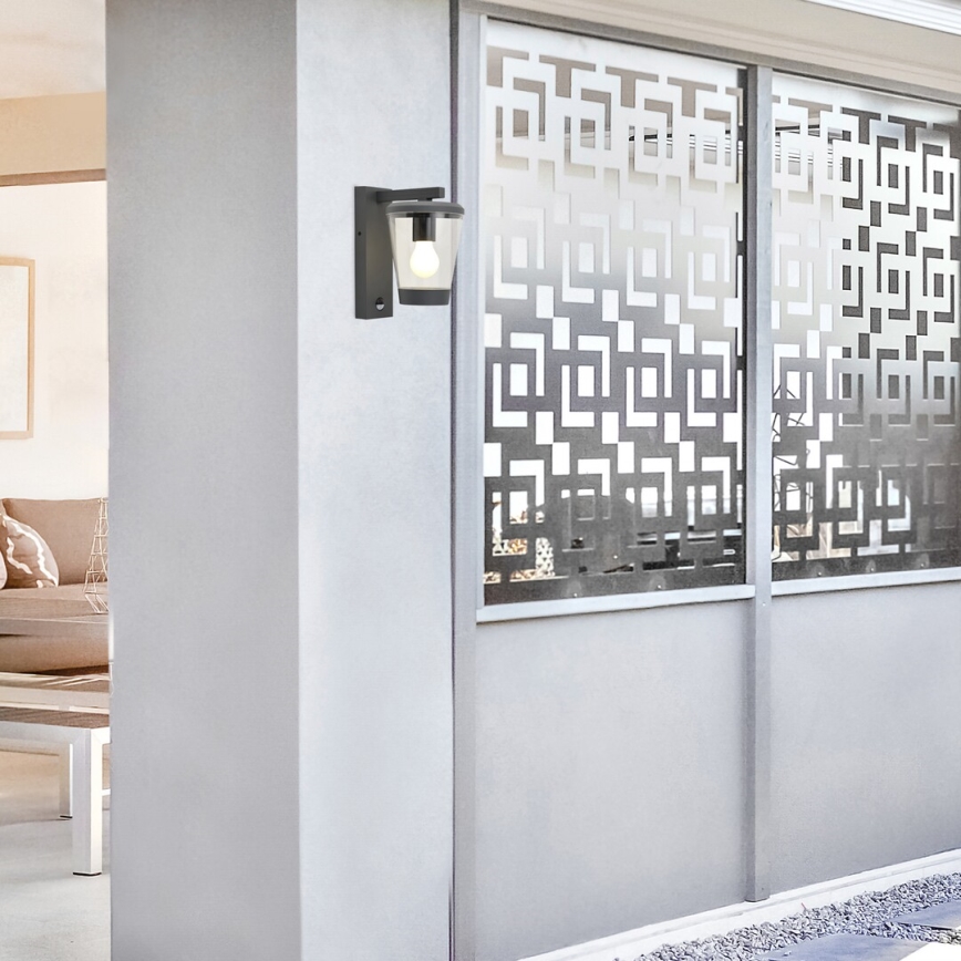 Rabalux - Ulkoseinävalaisin liiketunnistimella 1xE27/40W/230V IP44