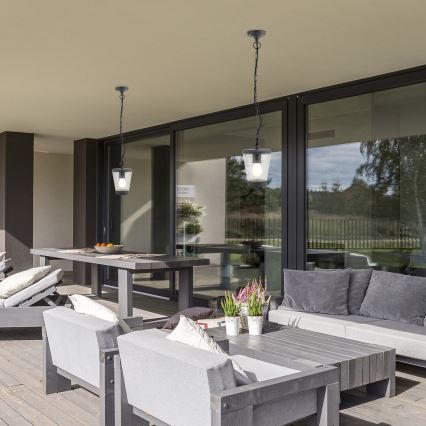 Rabalux  - Ulkokattokruunu ketjulla 1xE27/40W/230V IP44