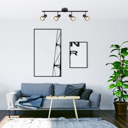 Rabalux - Katto-spotvalaisin 4xGU10/50W/230V