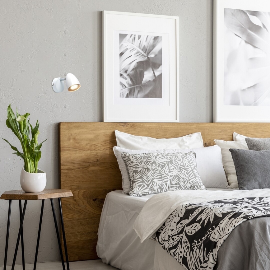 Rabalux - Seinäkohdevalo 1xGU10/5W/230V valkoinen