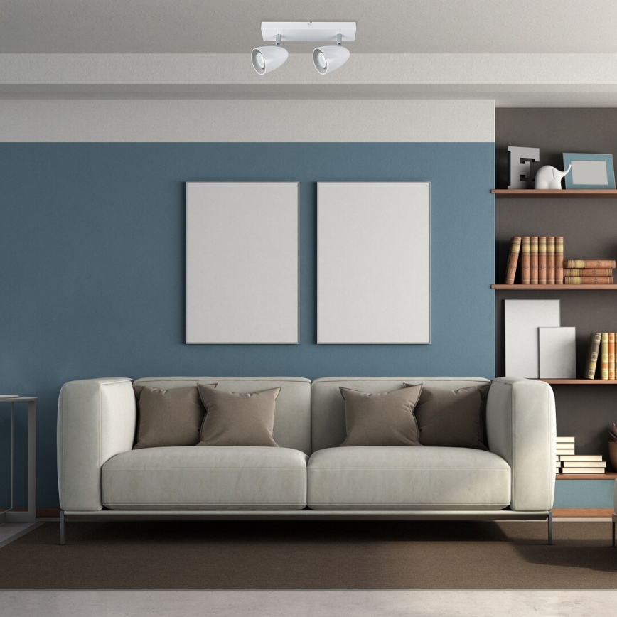 Rabalux - Kohdevalo 2xGU10/5W/230V valkoinen