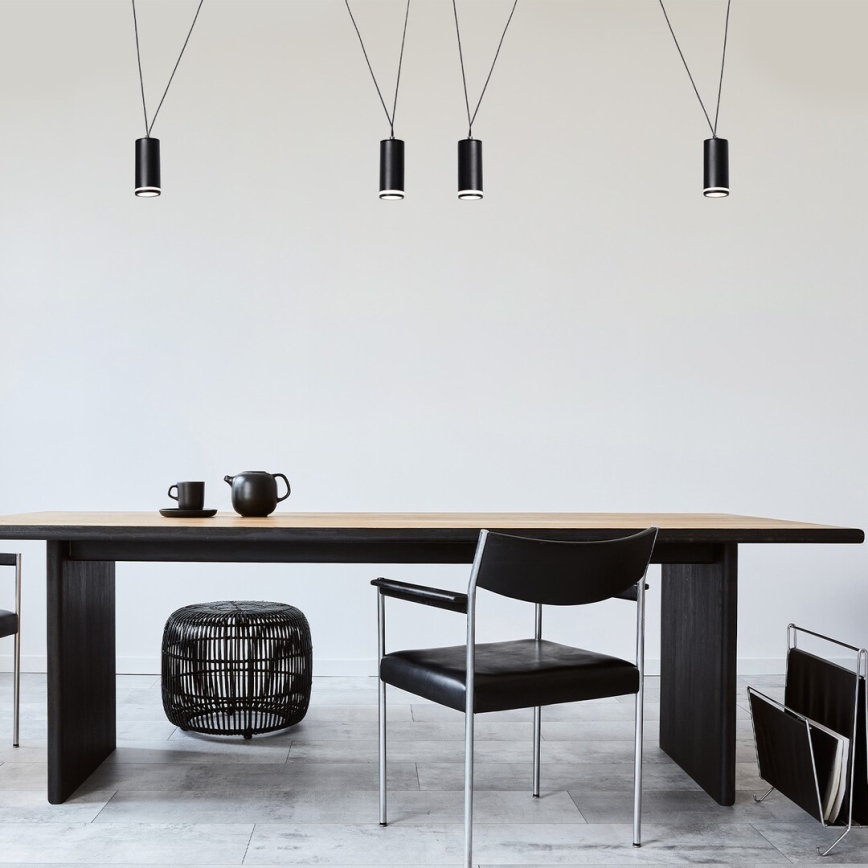 Rabalux - Kattokruunu johdossa 4xGU10/5W/230V hämähäkki