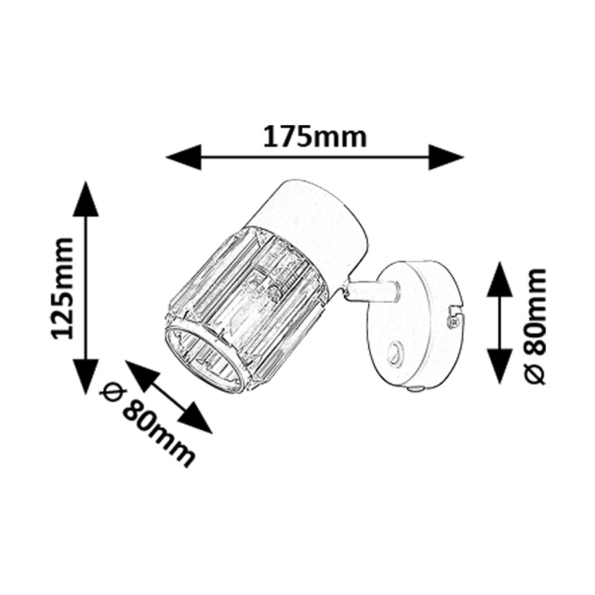 Rabalux - Seinäkohdevalo 1xE14/15W/230V