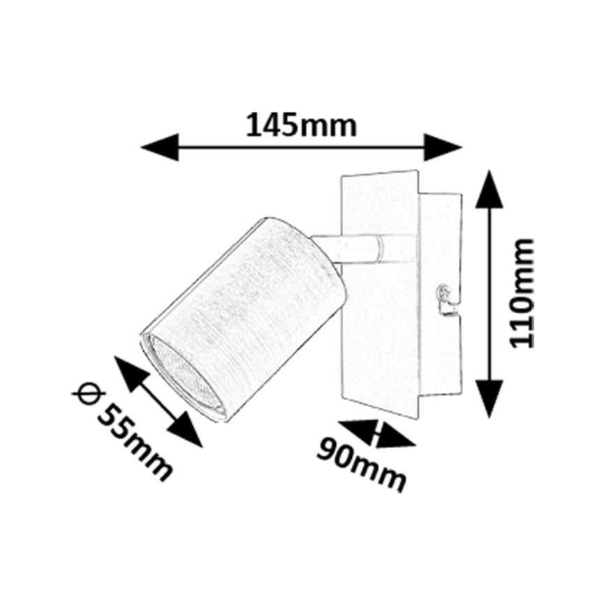Rabalux - Seinäkohdevalo 1xGU10/15W/230V
