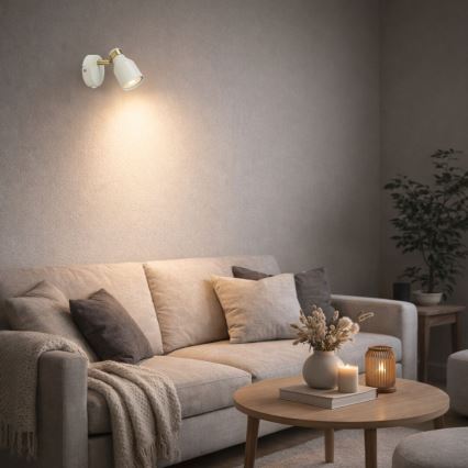 Rabalux - Seinään asennettava kohdevalaisin 1xGU10/15W/230V