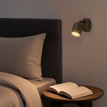 Rabalux - Seinään asennettava kohdevalaisin 1xGU10/15W/230V beige