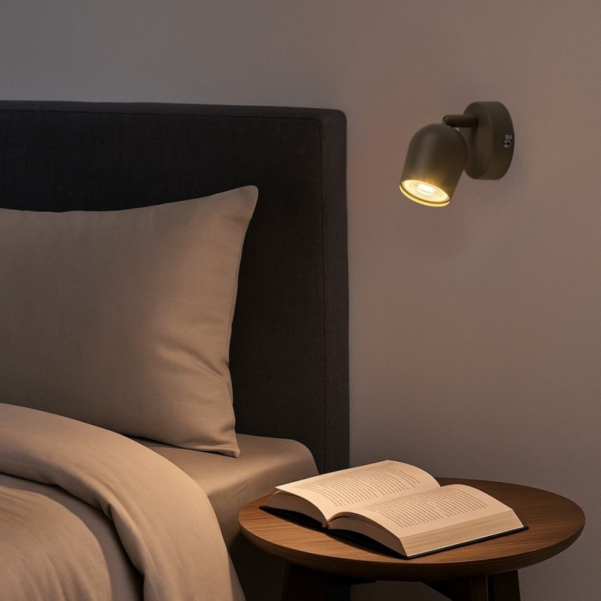 Rabalux - Seinään asennettava kohdevalaisin 1xGU10/15W/230V beige