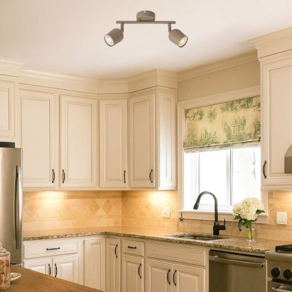 Rabalux - Spottivalaisin 2xGU10/15W/230V beige