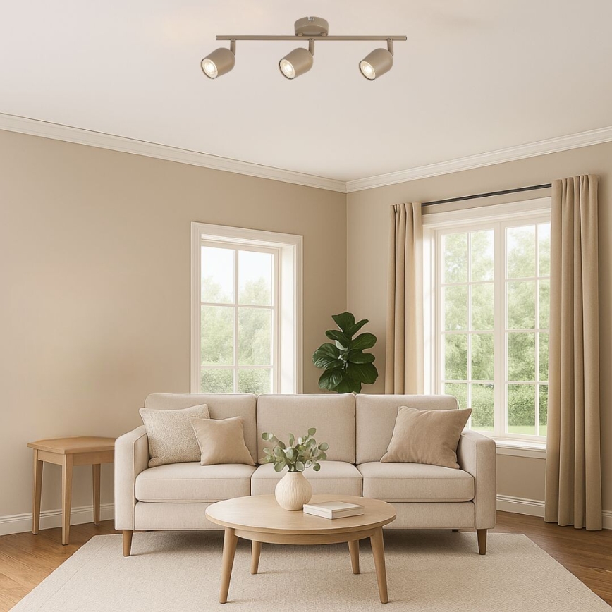 Rabalux - Spottivalaisin 3xGU10/15W/230V beige