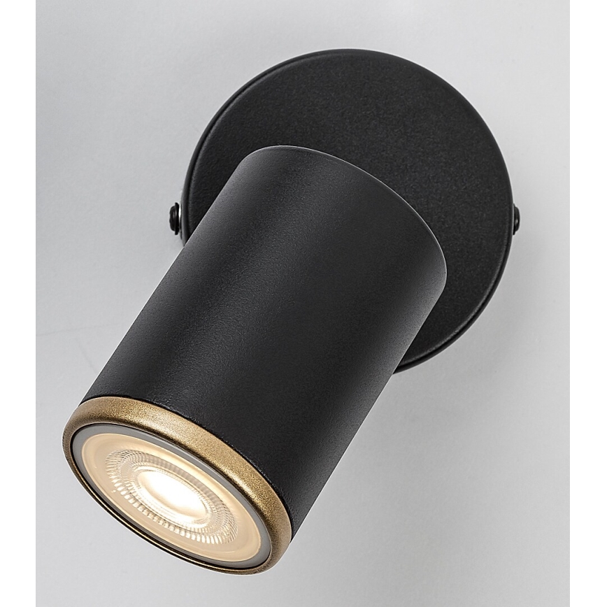 Rabalux - Seinäkohdevalaisin 1xGU10/15W/230V musta