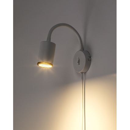 Rabalux - Seinään asennettava kohdevalaisin 1xGU10/15W/230V valkoinen