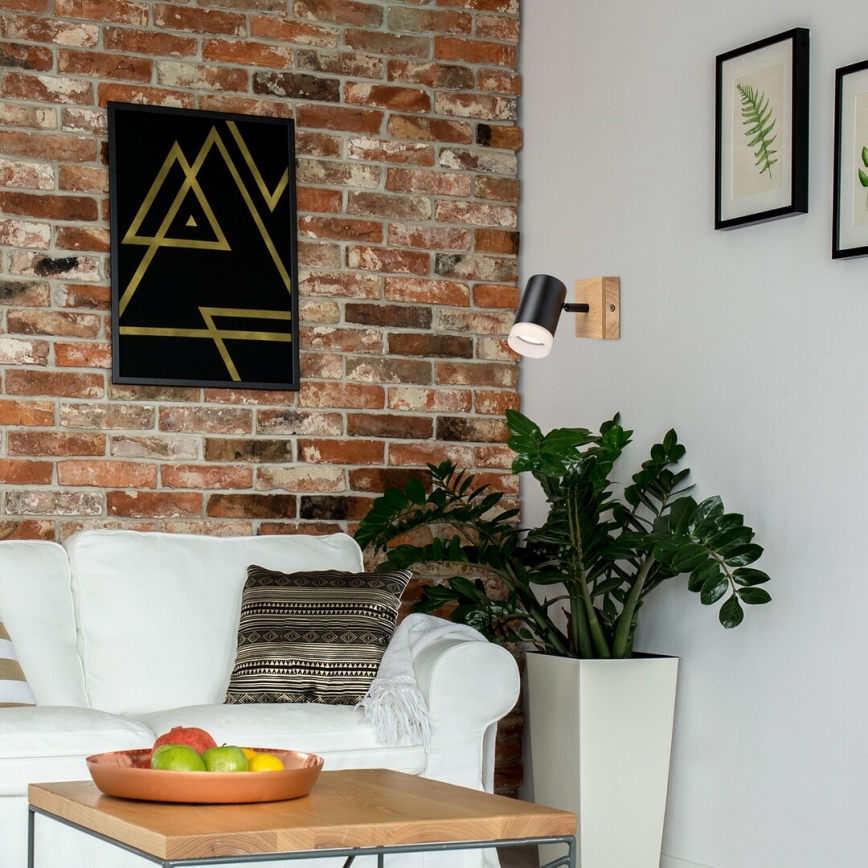 Rabalux - Seinävalaisin 1xGU10/5W/230V tammi