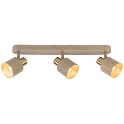 Rabalux - Spottivalaisin 3xE14/10W/230V beige