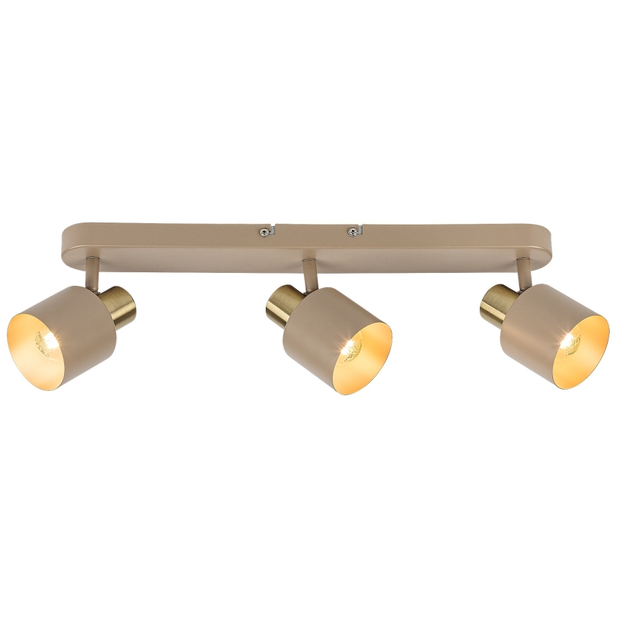 Rabalux - Spottivalaisin 3xE14/10W/230V beige
