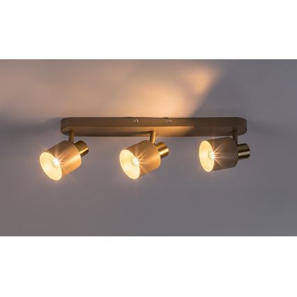 Rabalux - Spottivalaisin 3xE14/10W/230V beige