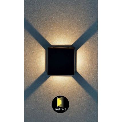Rabalux - LED-ulkoseinävalo LED/6W/230V IP54 musta