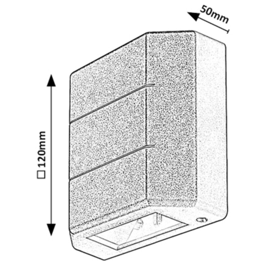 Rabalux - LED-ulkoseinävalo LED/6W/230V IP54 valkoinen