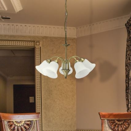 Rabalux - Kattokruunu ketjussa 5xE14/40W/230V