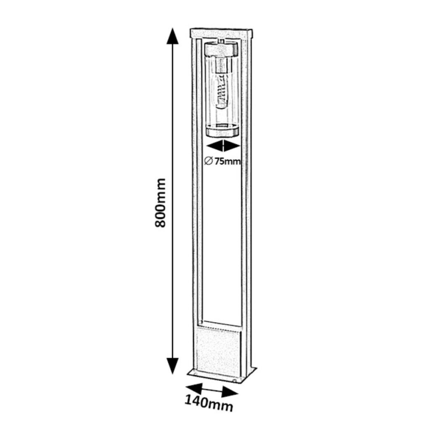 Rabalux - Ulkovalaisin 1xE27/12W/230V IP44