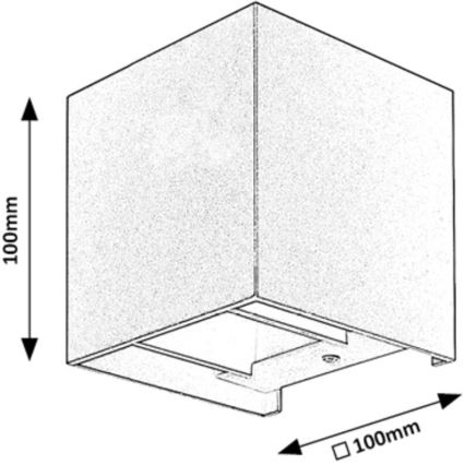 Rabalux - Ulkoseinävalo 1xG9/42W/230V IP54 valkoinen