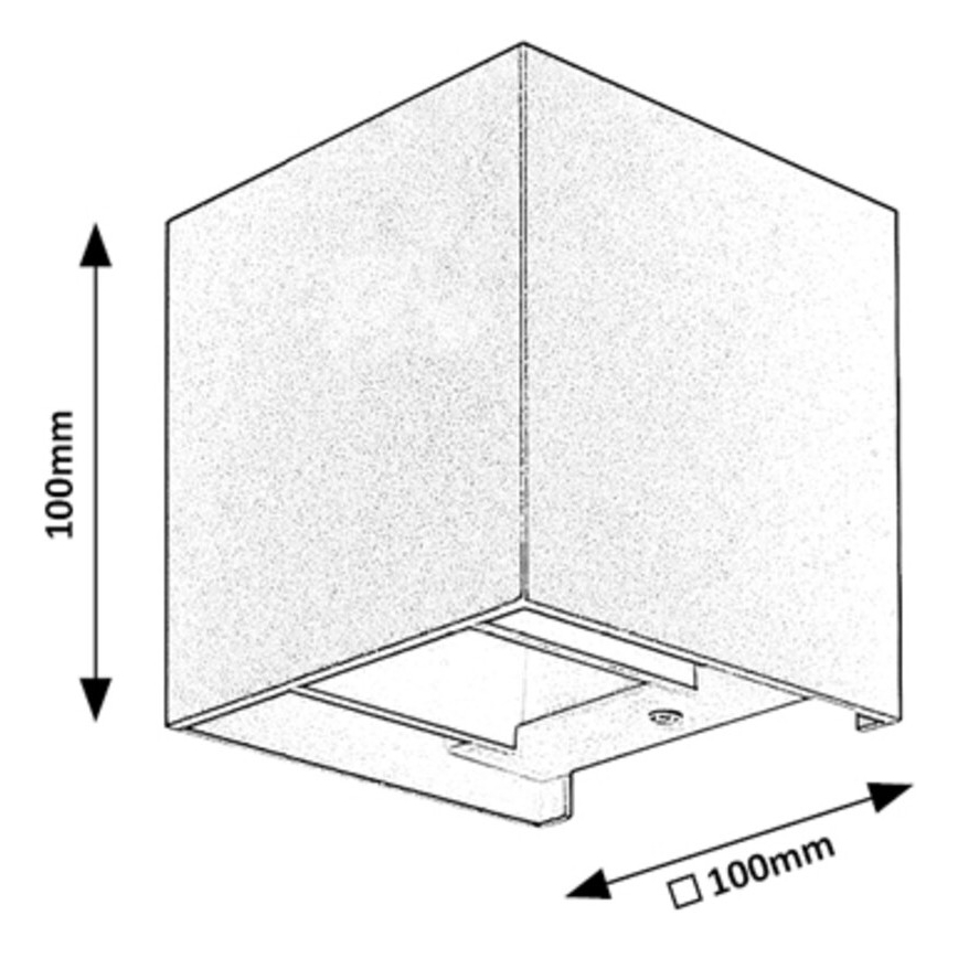 Rabalux - Ulkoseinävalo 1xG9/42W/230V IP54 valkoinen