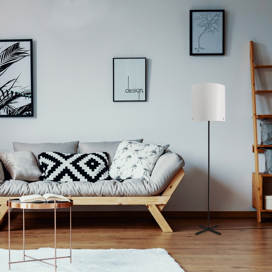 Rabalux - Lattiavalaisin 1xE27/40W/230V valkoinen/musta