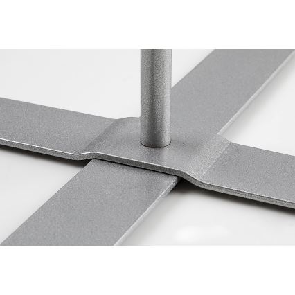 Rabalux - Lattiavalaisin 1xE27/40W/230V valkoinen/hopea